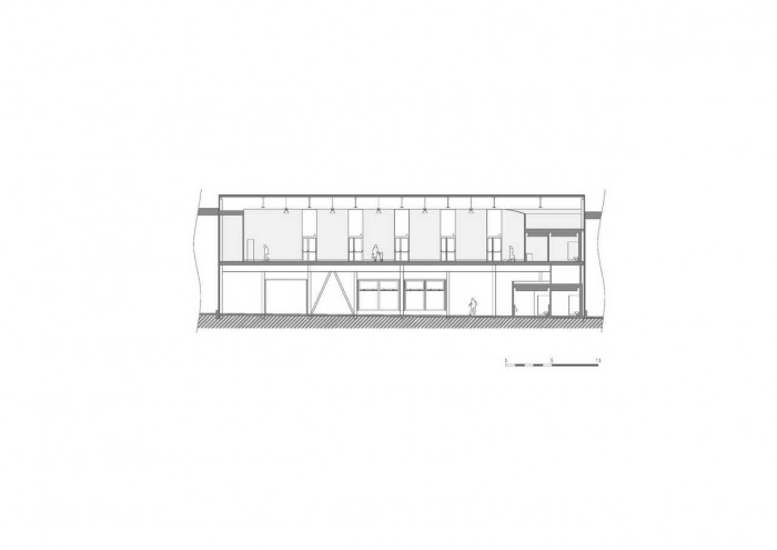 PROGRES ATELIER, Kongresový sál PVA EXPO Praha, řez příčný – foto