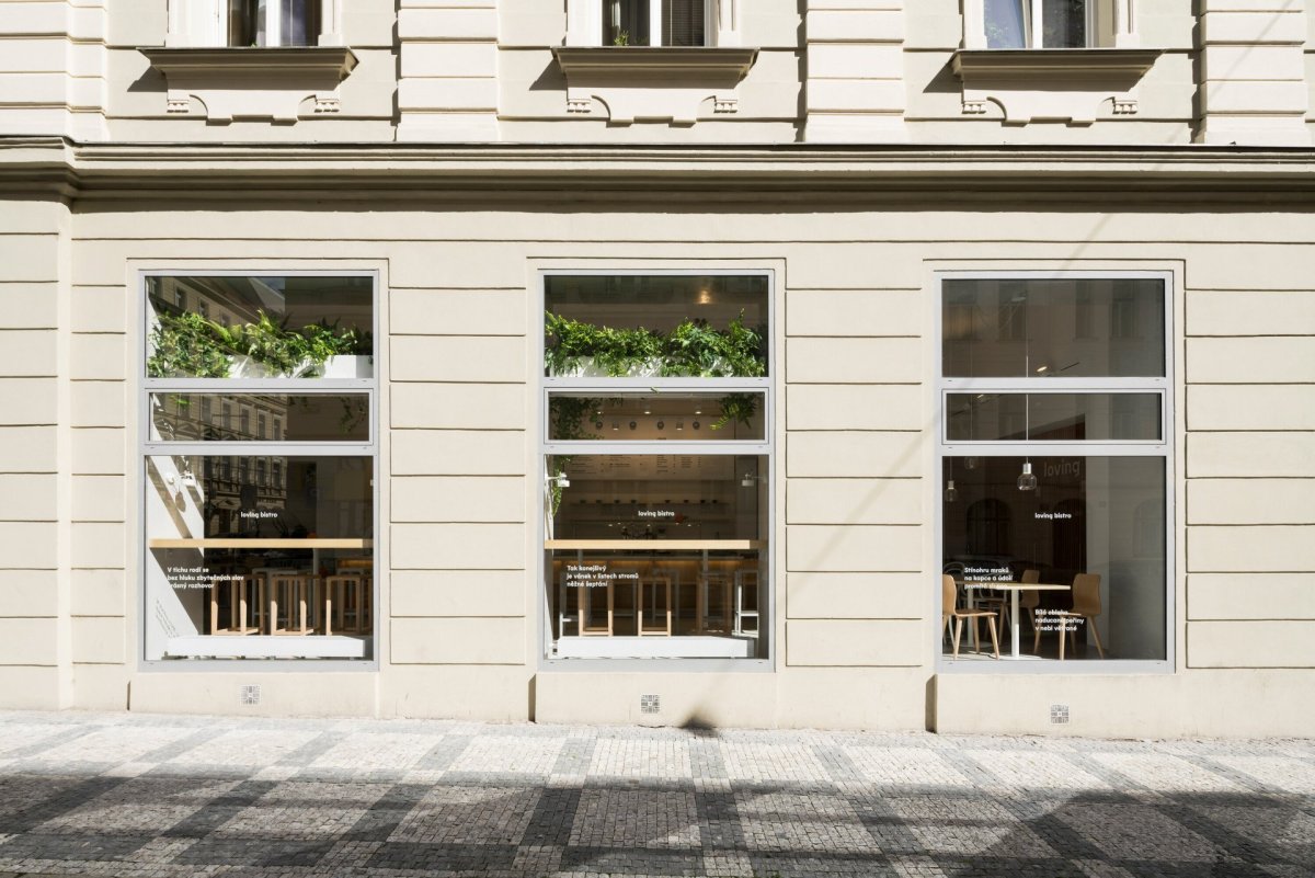 Loving bistro Letná, esté architekti