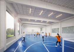 Vizualizace vodárny po rekonstrukci