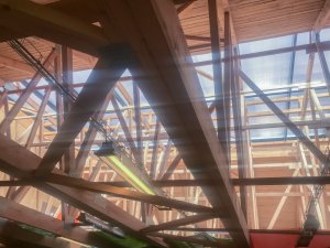 Samoobsluha v Seči od Žalský architekt