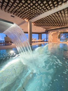 Wellness zóna v hotelu Al Nin v Livignu dokončená v lednu 2026