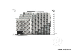 Pohled východní Gamma