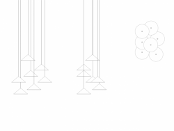 Mjölk architekti, Bookstore Artmap, lustr – foto