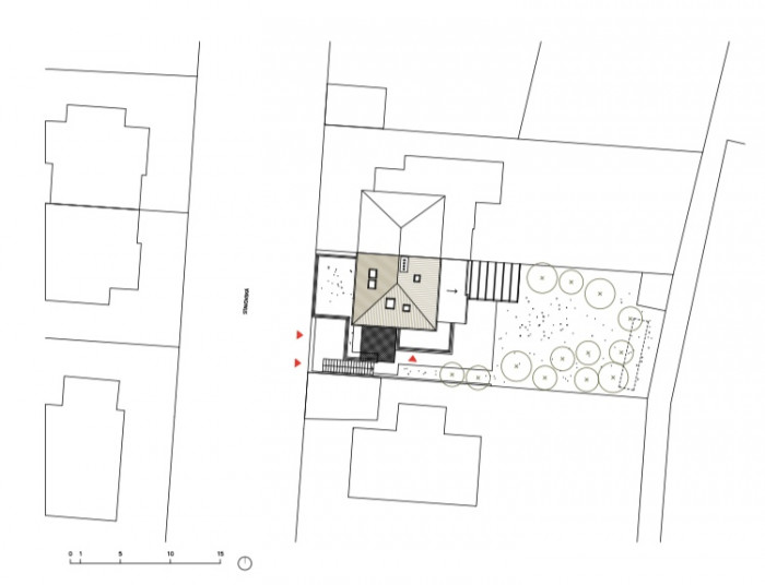 Pražská kancelář, Studio RAKETOPLÁN, situace