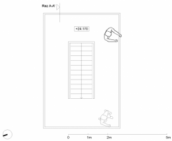 Ladislav Vikartovský a Gábor Nagy, Vyhliadková veža na Dubni, půdorys plošiny // 1. místo – foto