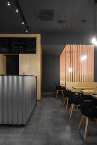 Interiér Cafe Smoo v Příbrami, Michael Karnet