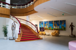 Schodiště (Textilia – zreknstruovaná ikona Ostravy; Master Design)