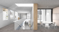 Dostavba a úpravy budovy ČKAIT, foyer, FAM ARCHITEKTI