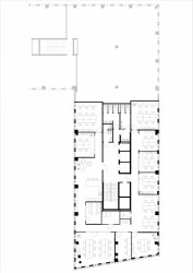 Butikový coworking, Studio Perspektiv, půdorys