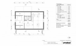 Rodinný dům v Kyjích, Prodesi/Domesi - PŮDORYS PATRA