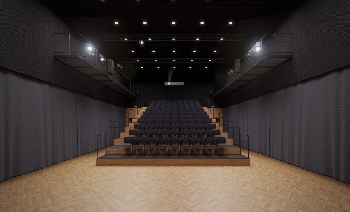 Revitalizace areálu Sokolovny v Rokycanech, Rusina Frei architekti / Martin Rusina, Martin Frei, Gabriela Sládečková, vizualizace