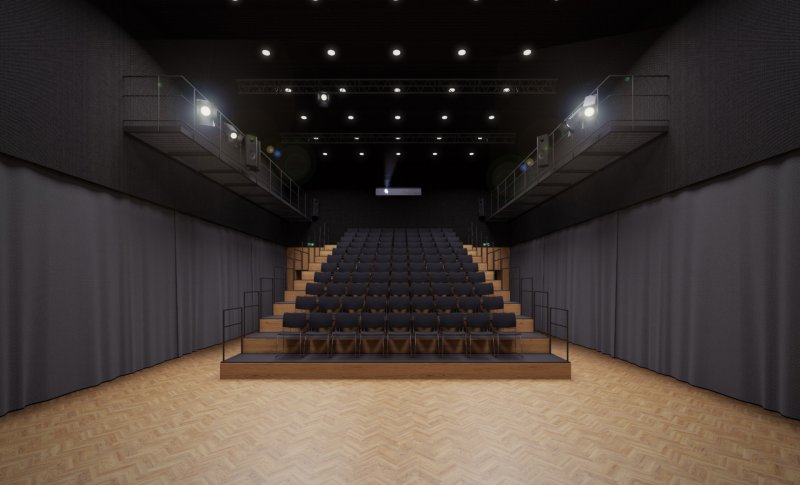 Revitalizace areálu Sokolovny v Rokycanech, Rusina Frei architekti / Martin Rusina, Martin Frei, Gabriela Sládečková, vizualizace