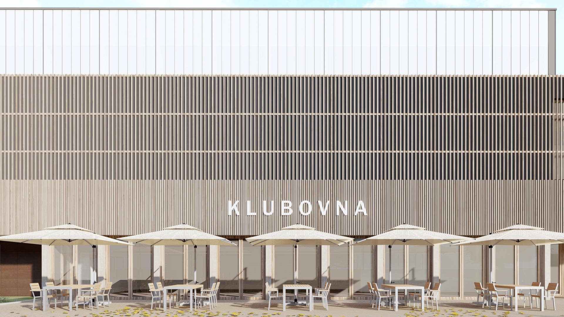 Sokolovna v Řeporyjích, archicraft, vizualizace. Zdroj: archicraft