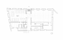 Rekonstrukce hospody se sálem v Máslovicích, nový půdorys, Bod Architekti