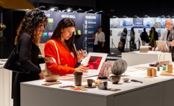 V rámci ARCHITECT@WORK je možné shlédnout různé výstavy, ta v Praze se bude jmenovat WISE HABIT a půjde o výstavu inovativních materiálů.