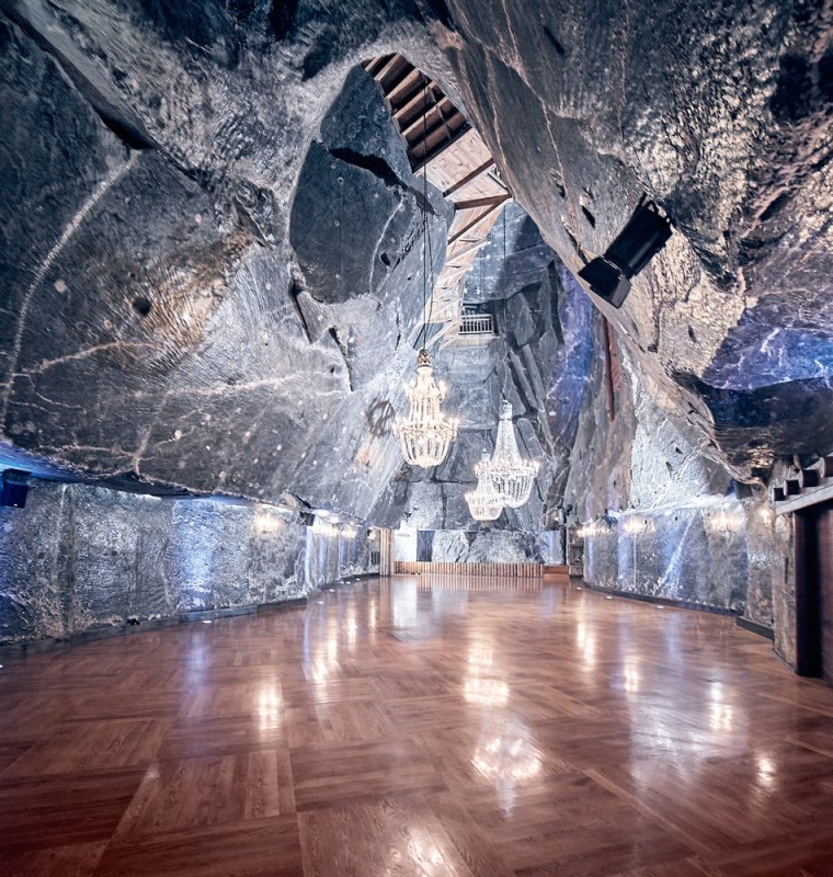 Podzemní prostory solného dolu Wieliczka