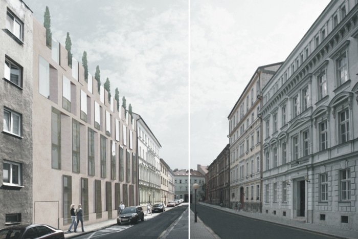 Polyfunkčná budova Konventná, Architekti A B.K.P.Š., vizualizace