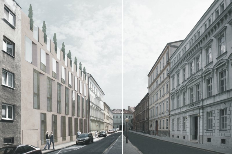 Polyfunkčná budova Konventná, Architekti A B.K.P.Š., vizualizace