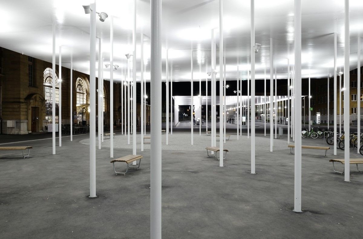 Autobudové nádraží  La Chaux-de-Fonds, frundgallina architectes fas sia, Foto