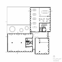 Polyfunkční dům Kvítková, půdorys 2NP, Chládek architekti