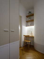 Pracovna (Rekonstrukce bytu v Praze, No Architects)