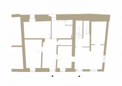 Půdorys 1NP - původní