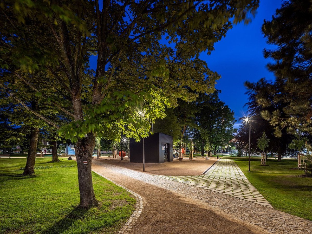 Obnova parku Stromovka v Humpolci, OK PLAN ARCHITECTS