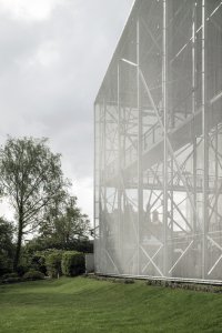 Rekonstrukce budovy Hill House od Charlese Rennieho Mackintoshe