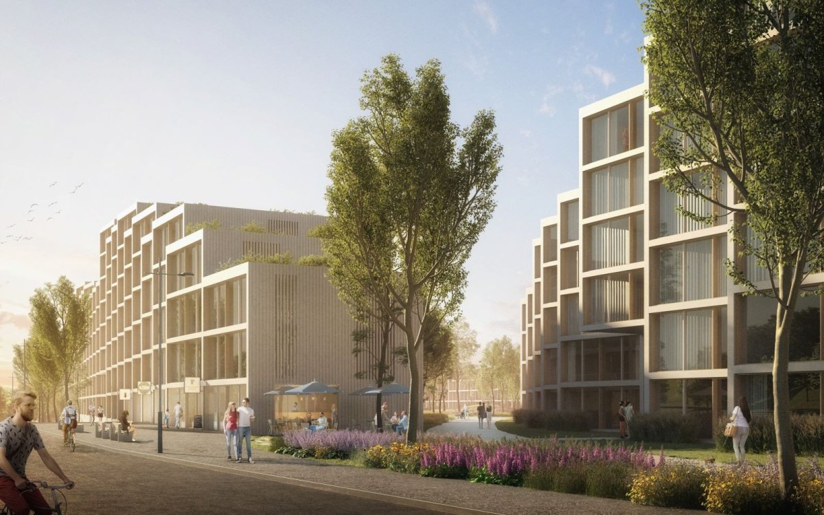 Rezidence Nádraží Žižkov, vizualizace, ra15, Benthem Crouwel Architects