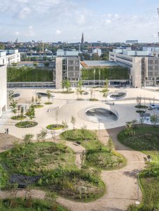 Náměstí Karen Blixens Plads v Kodani