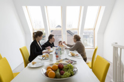 De Poorters van Montfoort, řadové domy v aktivním standardu, BouwhulpGroep, foto