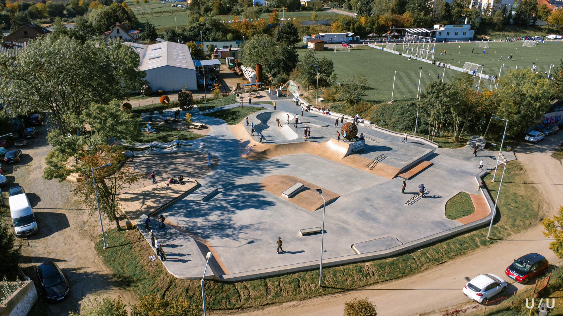 Volnočasový areál v Praze-Řeporyjích od U/U Studia