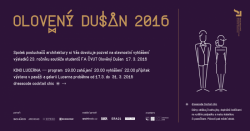 Olověný Dušan 2016 - foto