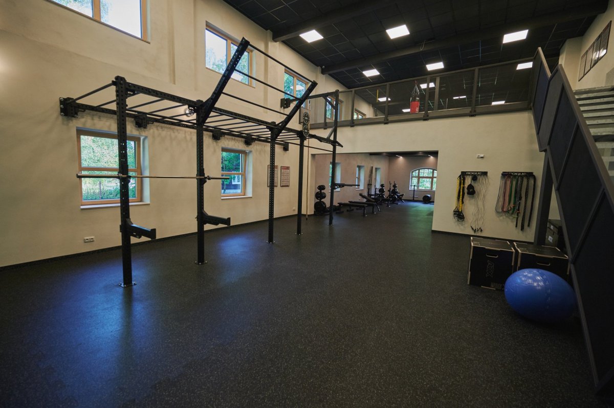 Huť Marie, Architektura s.r.o.: Pohled do fitness zóny