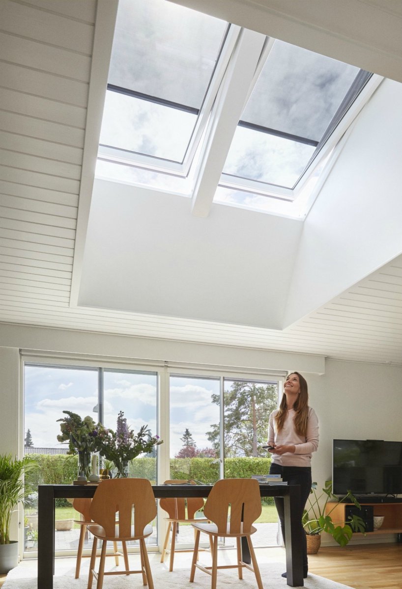 Systém automatického otevírání střešních oken, VELUX ACTIVE + NETATMO.