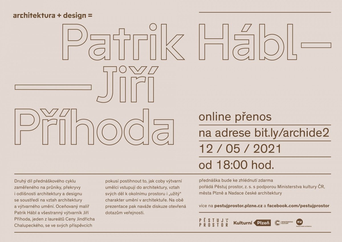 Přednáška Patrika Hábla a Jiřího Příhody, povánka.