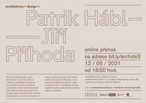Přednáška Patrika Hábla a Jiřího Příhody, povánka.