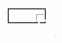Rodinný dům v Dubči, půdorys 2np, Mooza architecture
