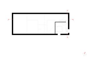 Rodinný dům v Dubči, půdorys 2np, Mooza architecture