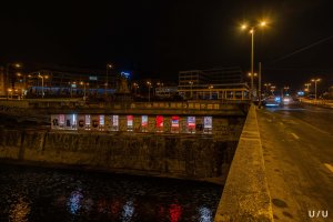 Vltavská Underground 2, U/U studio: Pohled na pochod z Hlávkova mostus