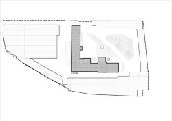 Situace areálu (Rekonstrukce přádelny v Kežmarku; BEEF Architekti)