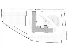 Situace areálu (Rekonstrukce přádelny v Kežmarku; BEEF Architekti)