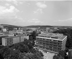 Budova Centroprojektu 80. léta