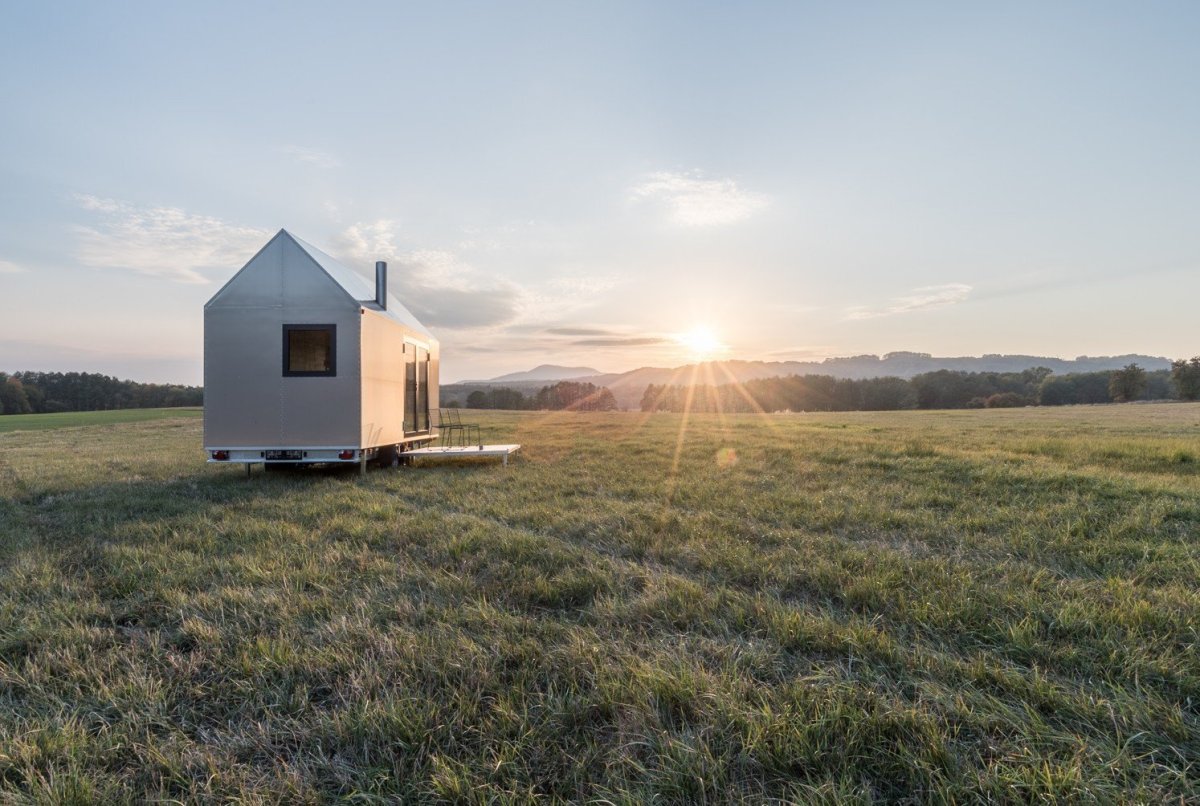 Mobilní domek Mobile Hut, ARTIKUL architekti.