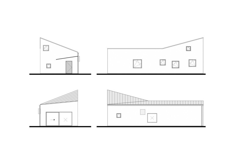 Rodinný dům v Dubči, pohledy, Mooza architecture