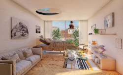 Vítězný návrh přestavby usedlosti Cibulka z dílny studia Petr Hájek Architekti