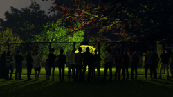 Instalace z minulého ročníku Signal festivalu, Vojanovy sady.