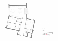 Filip Šefl, Bytový dům Plzeňská, půdorys bytu 4+kk - foto