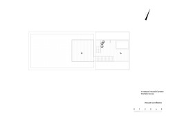 Půdorys střechy (Rodinný dům v Radotíně, System Recovery Architects)