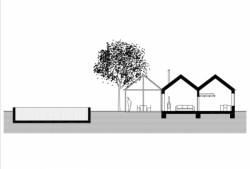 Letní dům, Totalstudio, řez